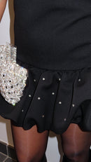 Abito strass by Lumina Nero L9469