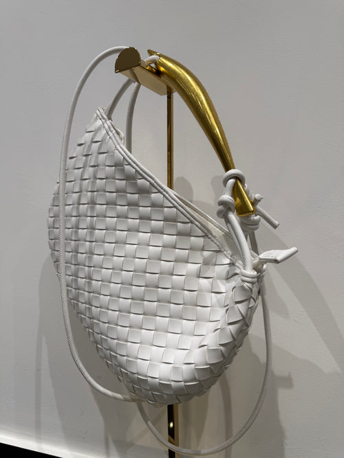 Borsa bottega white