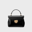 Borsa a mano LESLIE VERNICE - BLACKBERRY - LABEL ROSE