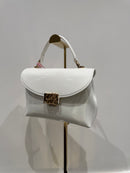 Borsa a mano LESLIE VERNICE - MILK - LABEL ROSE