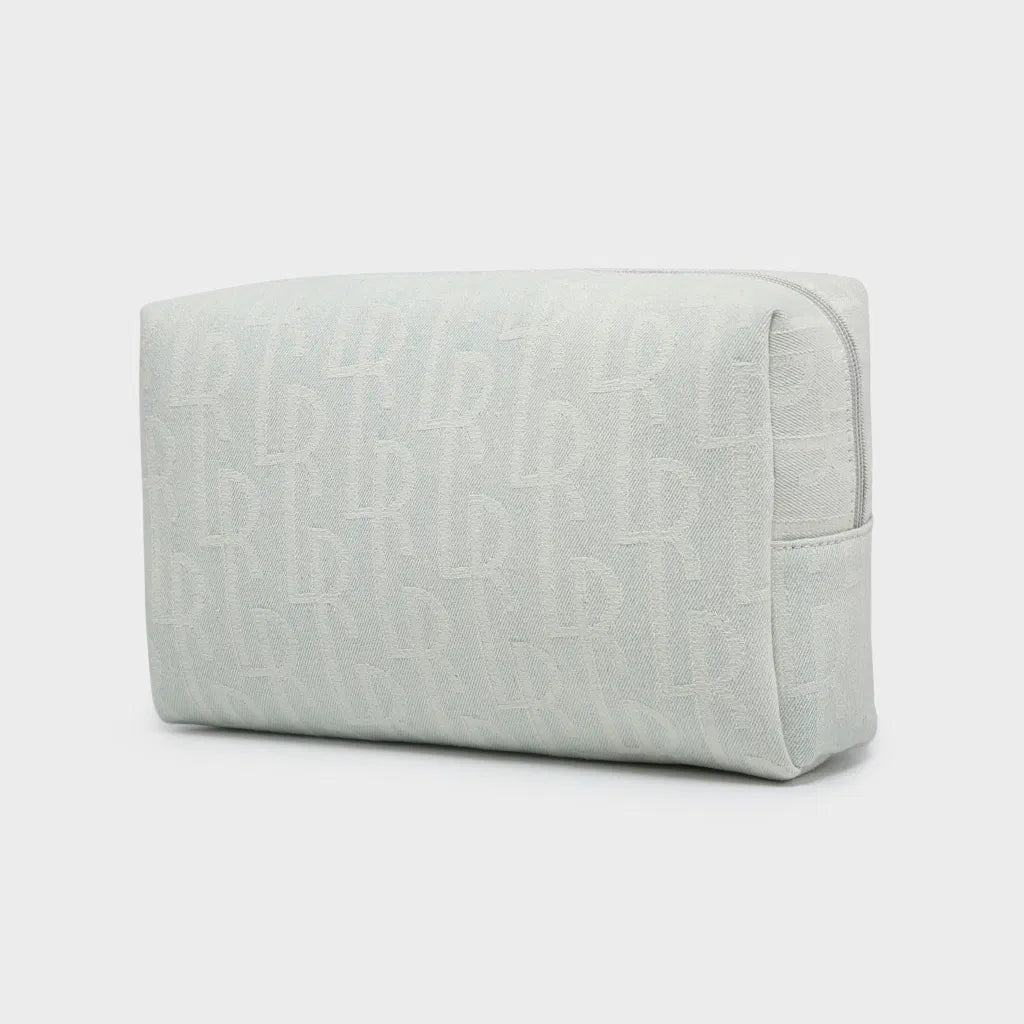 BEAUTY CASE in denim – AZZURRO