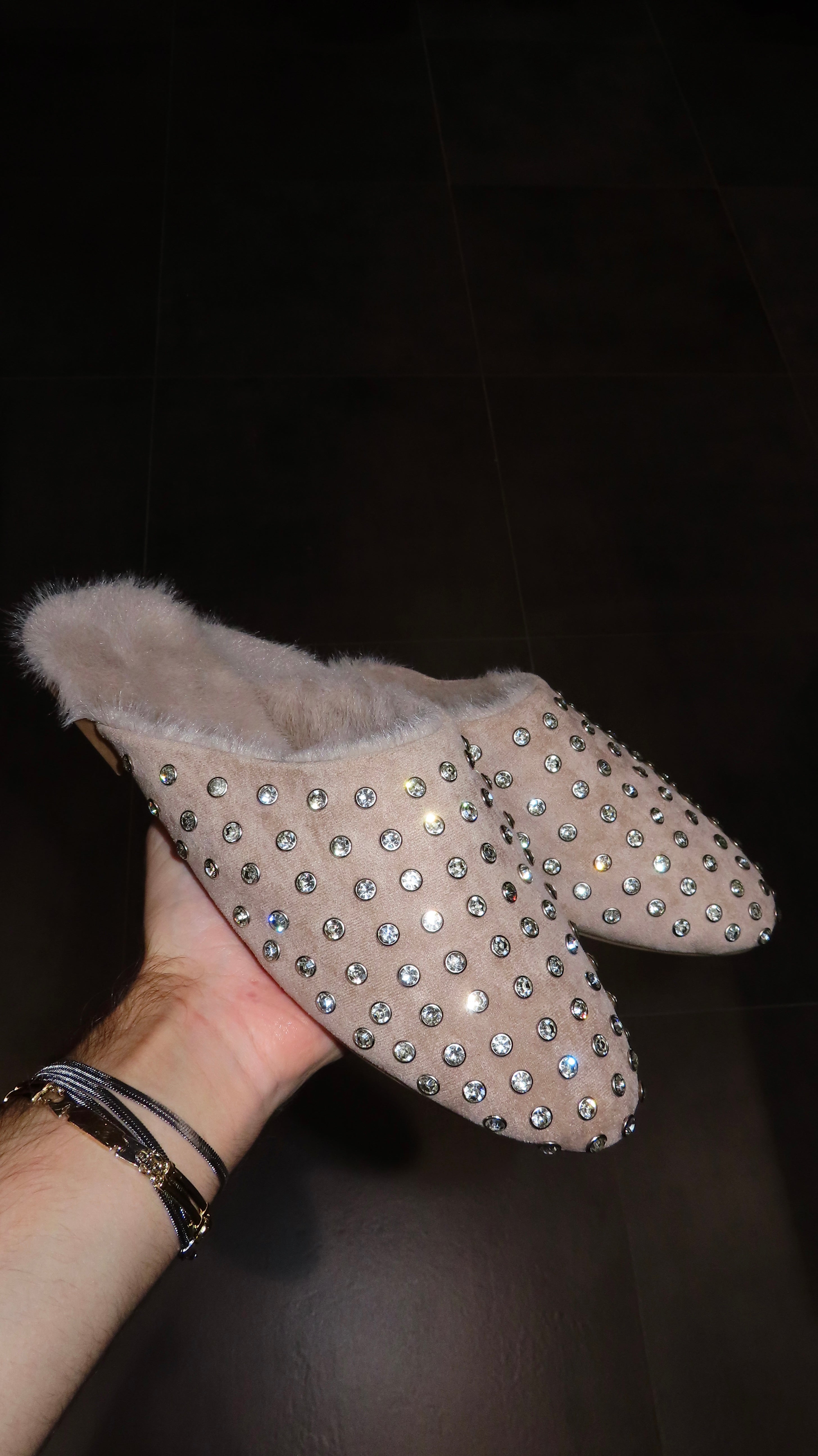 Sabot luce con pelo RY86