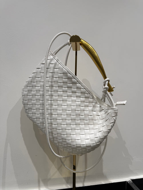 Borsa bottega white