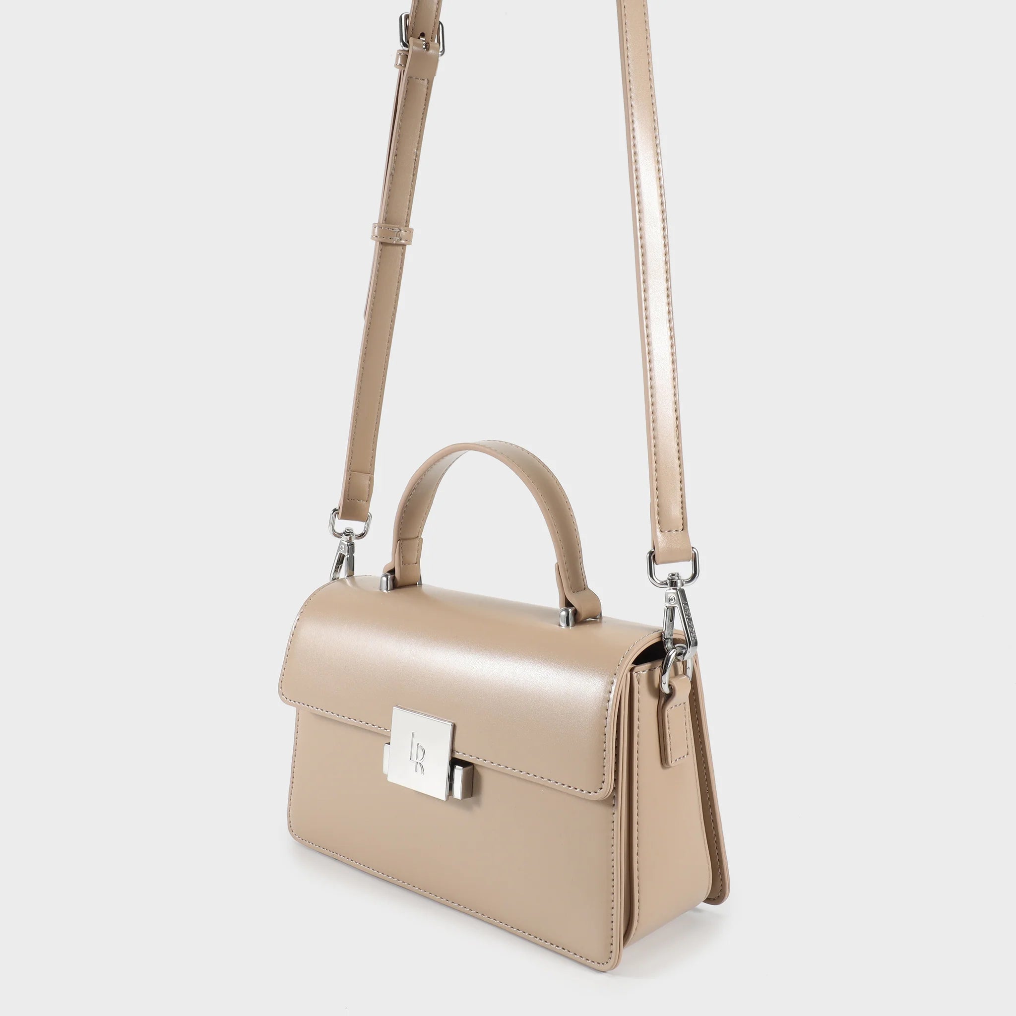 Borsa a mano LUCY - BEIGE - LABEL ROSE