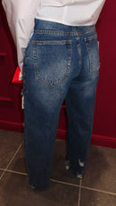 JEANS PALAZZO TEARS A3455