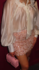 CAMICIA VELATA H8033 BIANCA